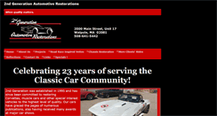 Desktop Screenshot of 2ndgenrestorations.com